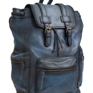 Blue Leather Bag